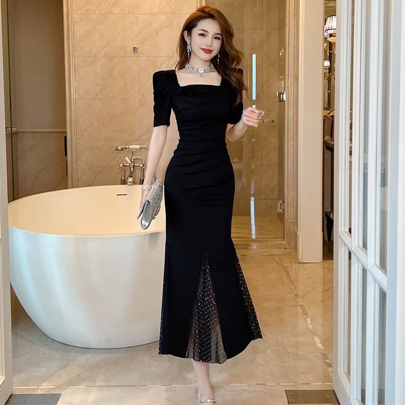 Fishtail Dress Side View