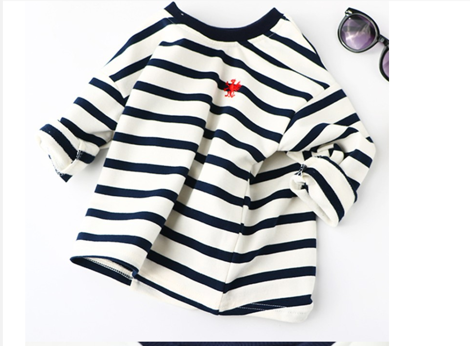Close-up of the Striped Sweater