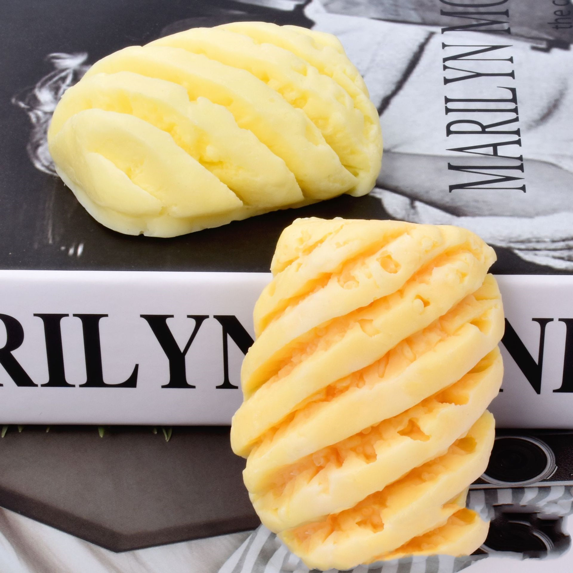 Homemade Candles using Pineapple Mold