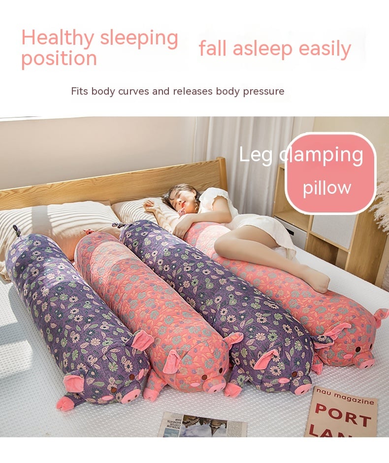 Three-layer Gauze Pig Pillow