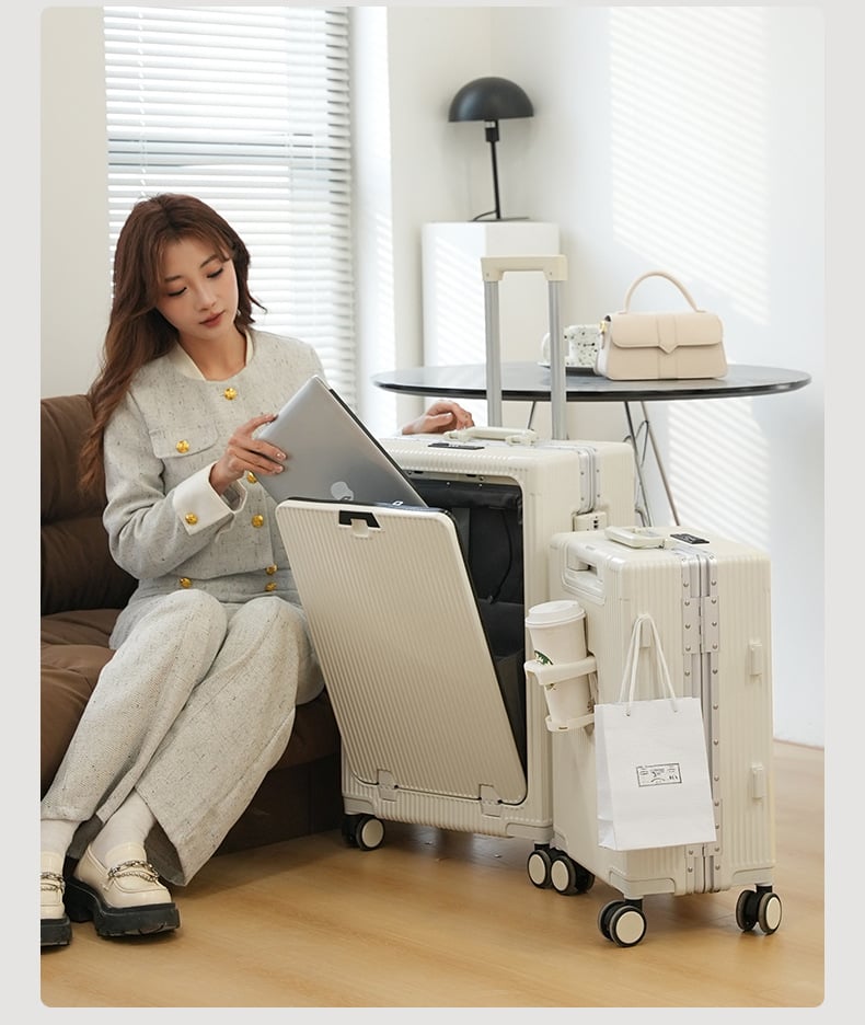 Aluminum Frame Luggage Image 5