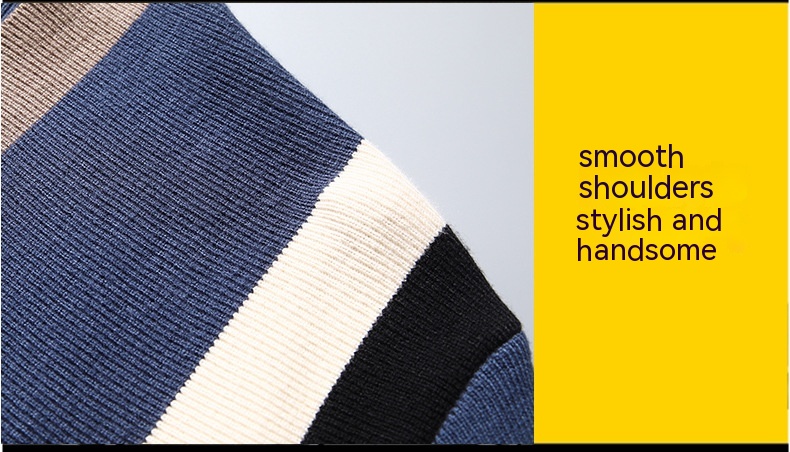 Men's Cardigan Knitwear - Light Blue