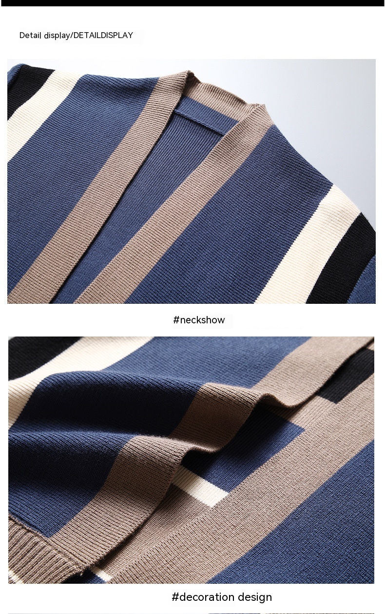 Men's Cardigan Knitwear - Blue