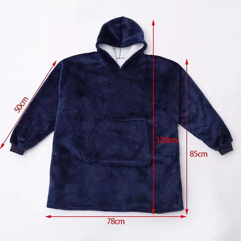 Lazy Pullover Blanket in Action
