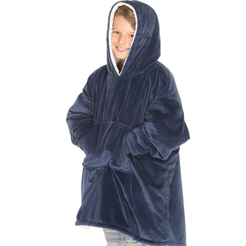 Cozy Kids Wearing the Blanket