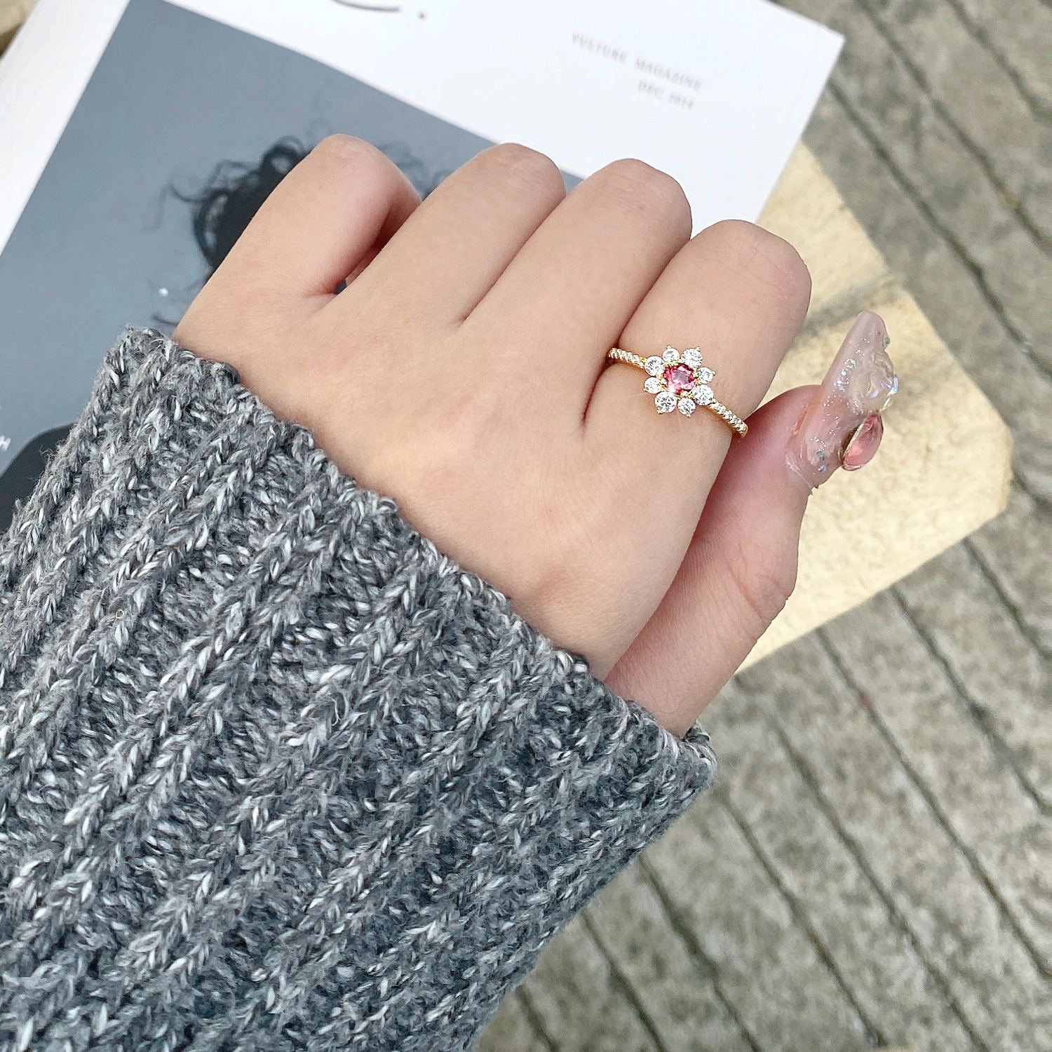 Garnet Ring 2