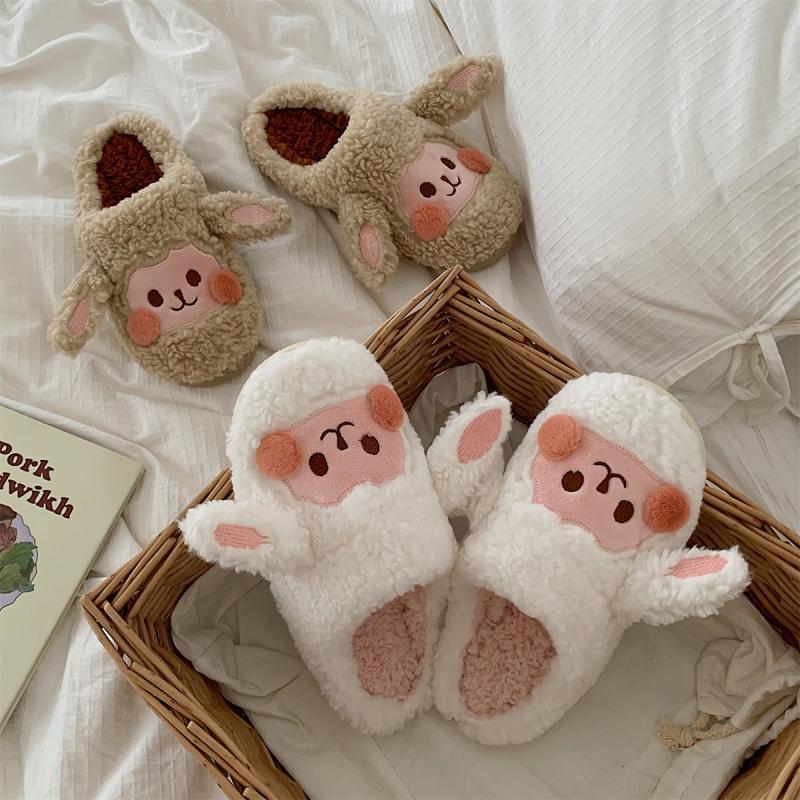 Brown Plush Shoes