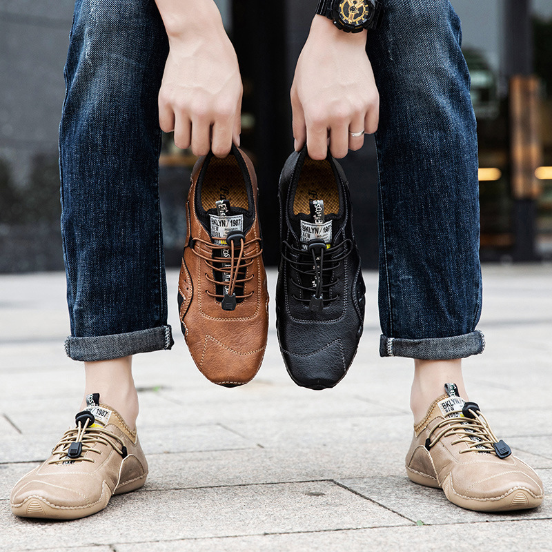 Men's Casual Leather Shoes Image 8