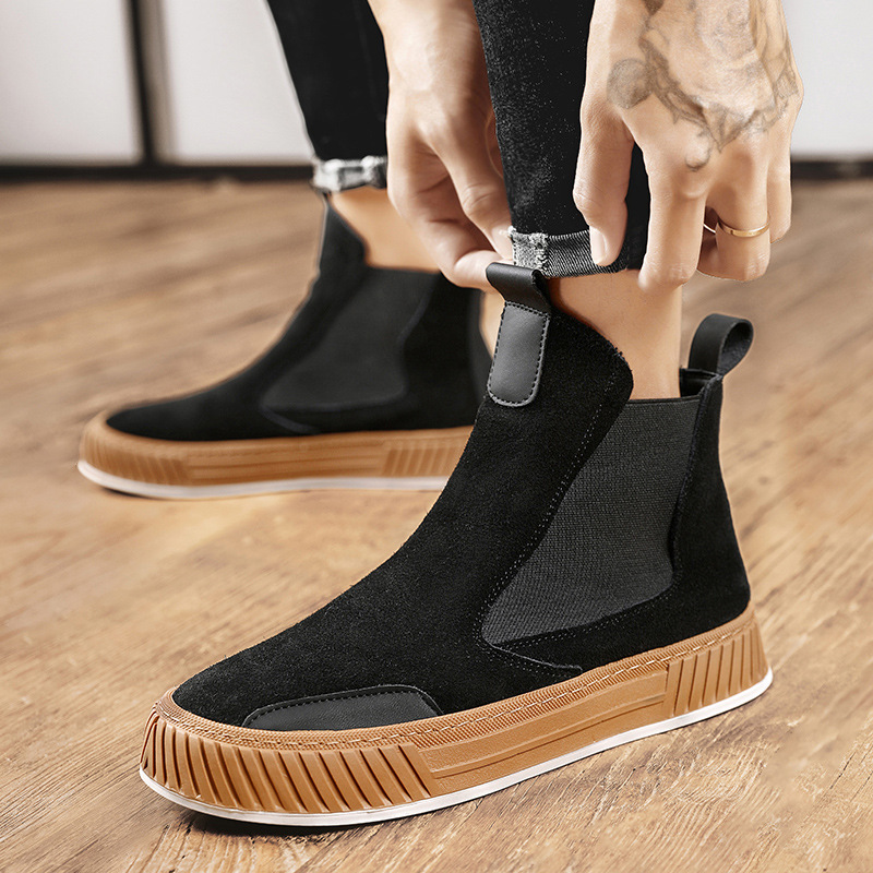 Thick Bottom Work Shoes Youth Booties - Color Options