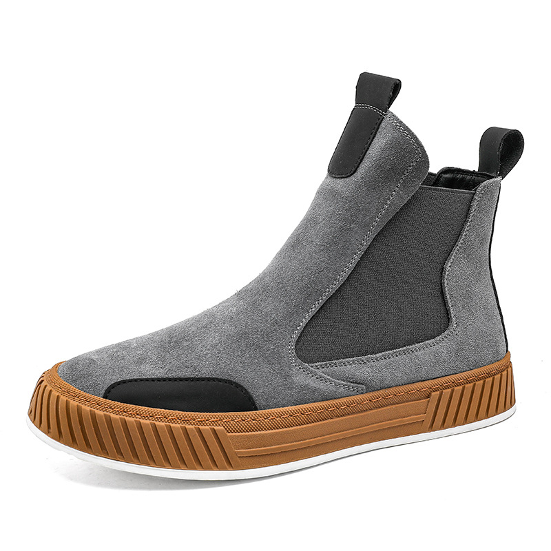 Thick Bottom Work Shoes Youth Booties - Detail View