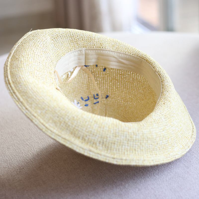 Fashion Sunscreen Flower Travel Bowler - Image 2