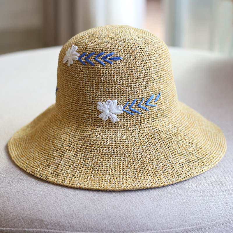 Fashion Sunscreen Flower Travel Bowler - Image 4