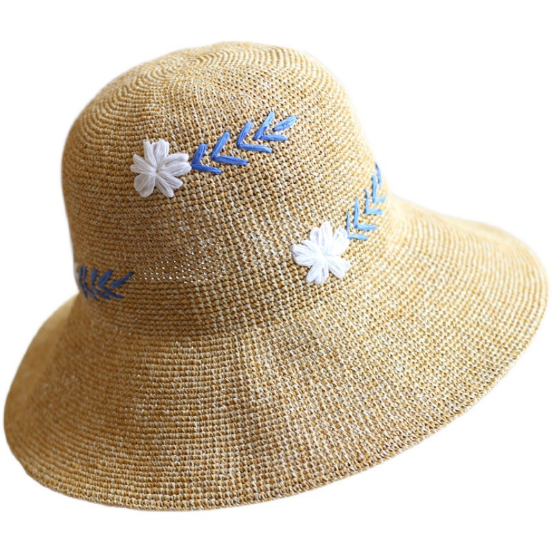 Fashion Sunscreen Flower Travel Bowler - Image 5
