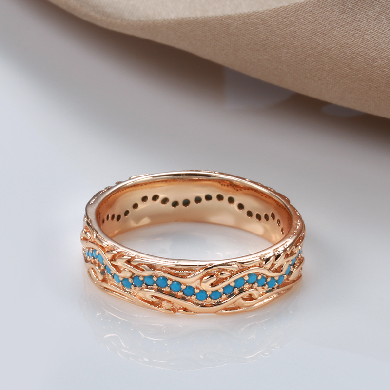Anillo Retro Zafiro Nicho - Imagen 3