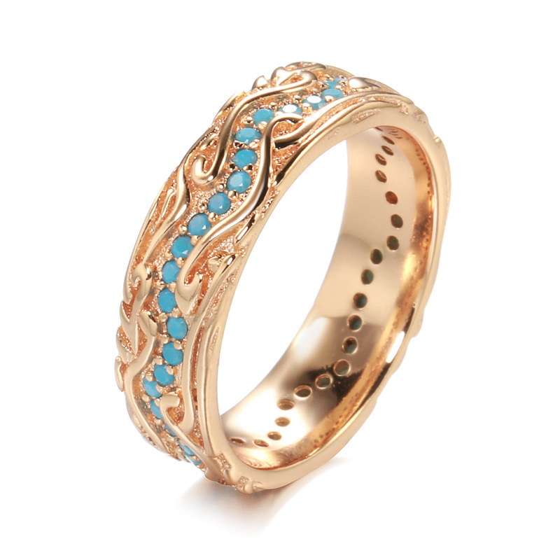Anillo Retro Zafiro Nicho - Imagen 5