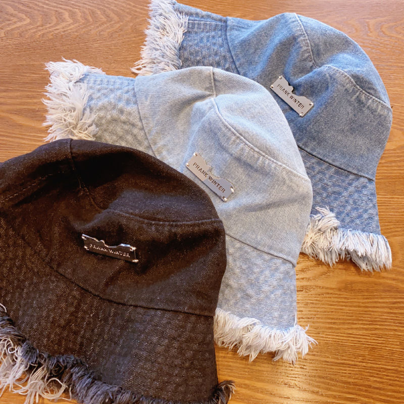 Jean Fisherman Hat Dark Blue
