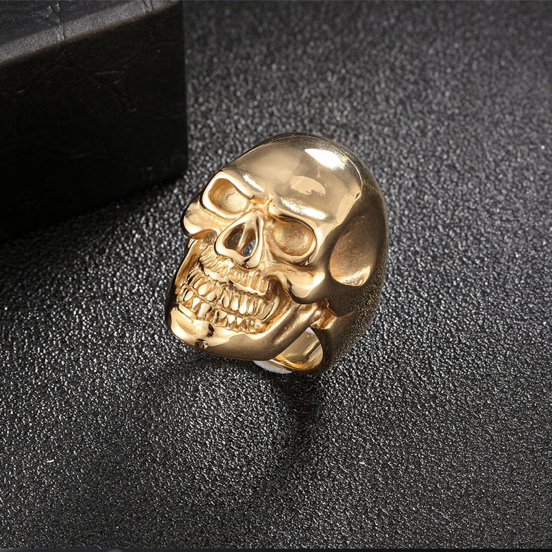 Men's Skull Ring 5