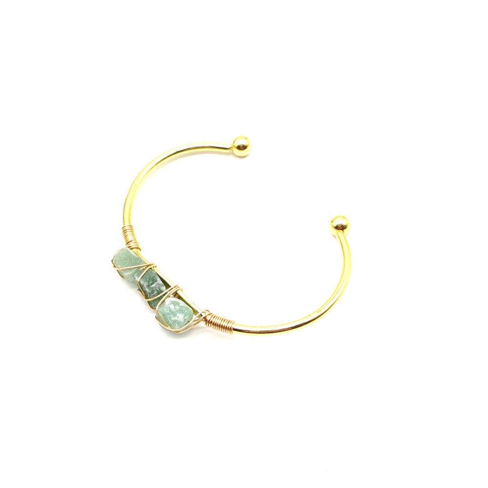 Natural Raw Gemstone Bracelet 1