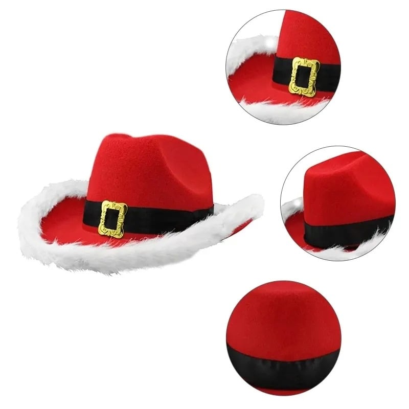 Christmas Cowboy Hat 2