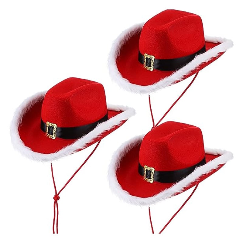Christmas Cowboy Hat 3