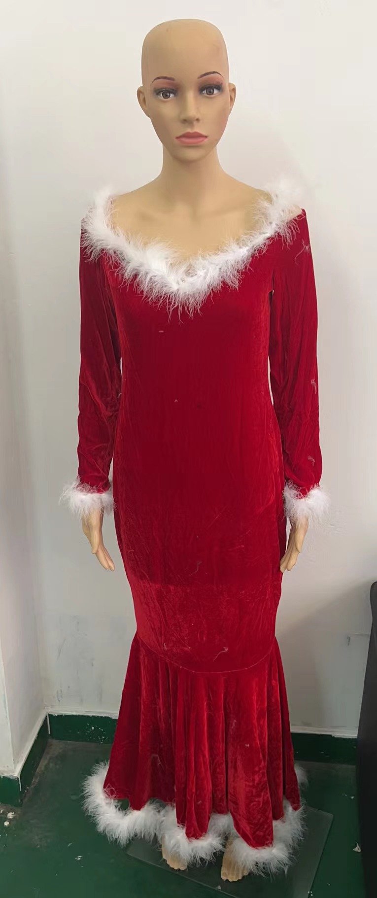 Red Christmas Dress Image 1