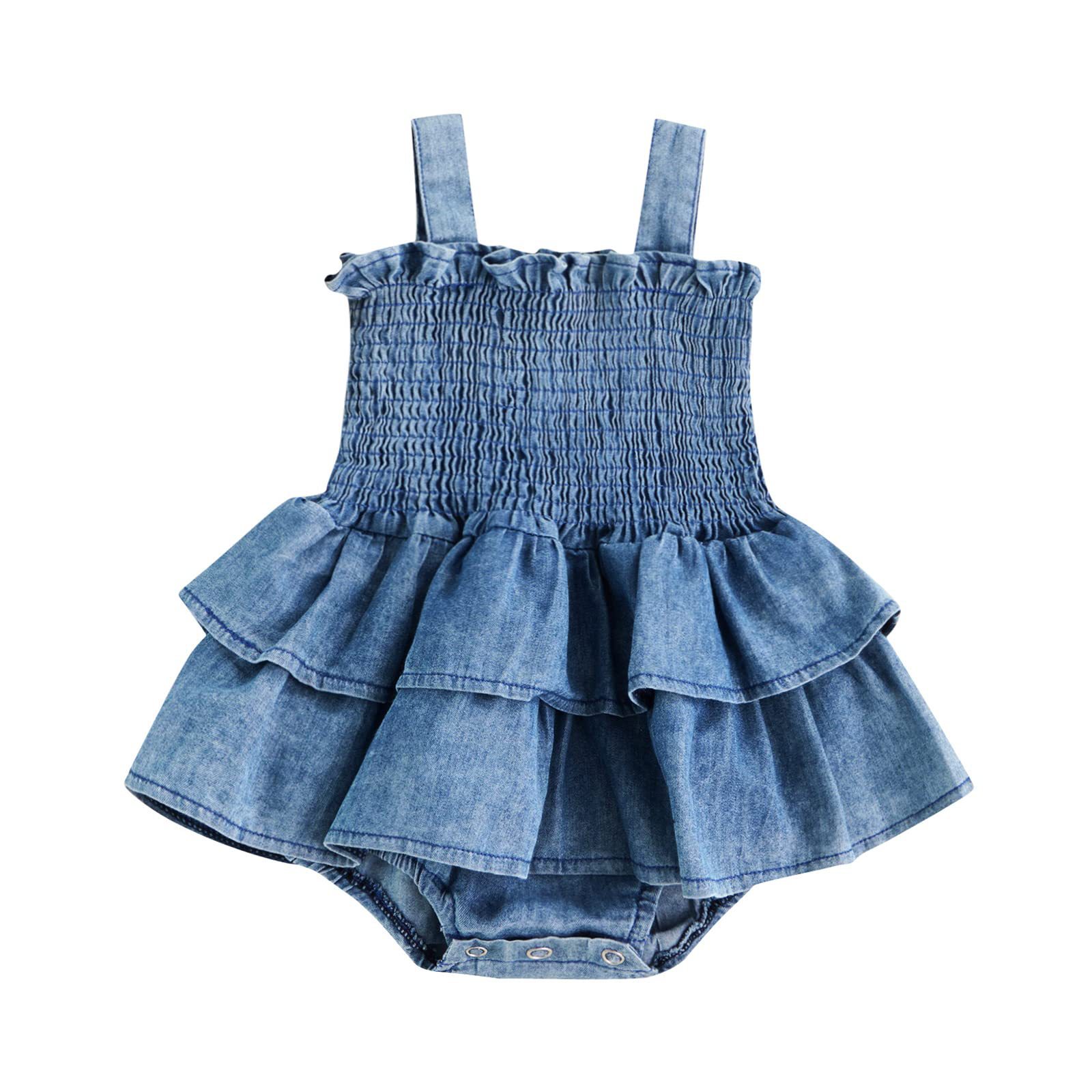 Denim Dress Side View
