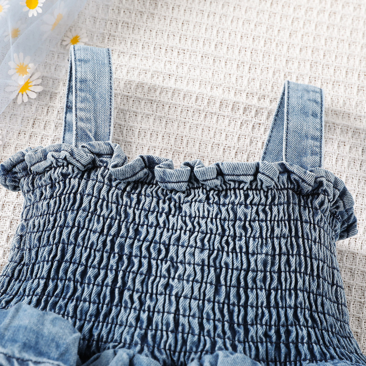 Denim Dress Back View
