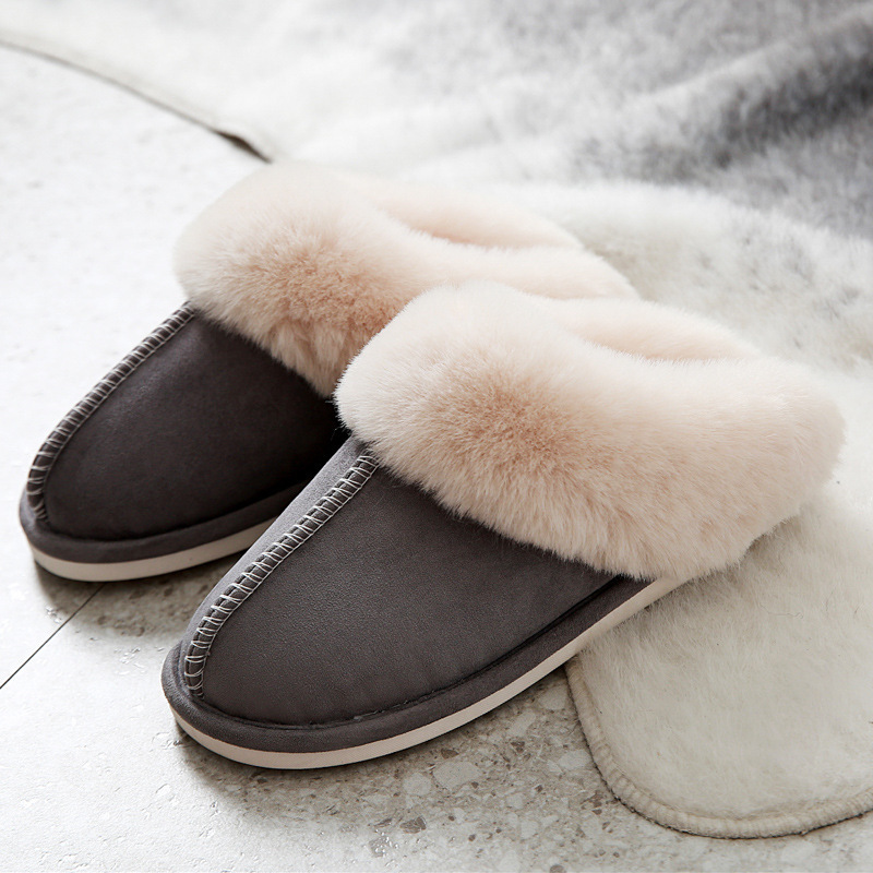 Suede Cotton Slippers 5