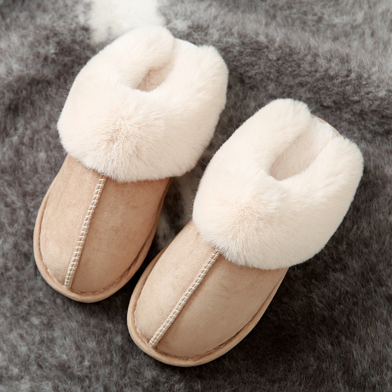 Suede Cotton Slippers 7