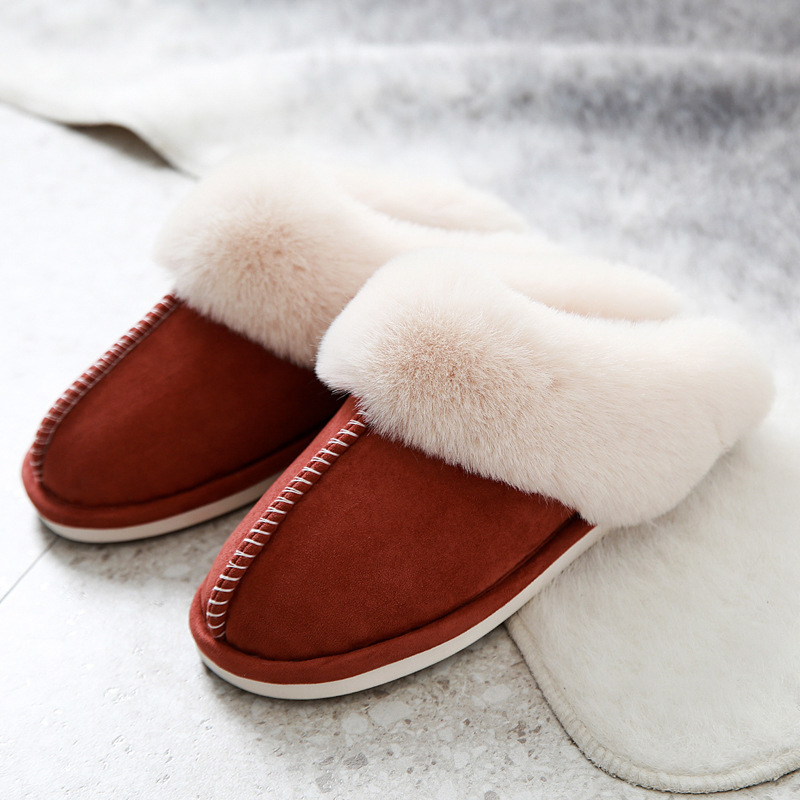 Suede Cotton Slippers 2