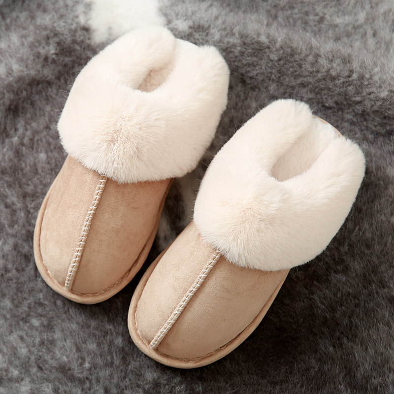 Suede Cotton Slippers 1