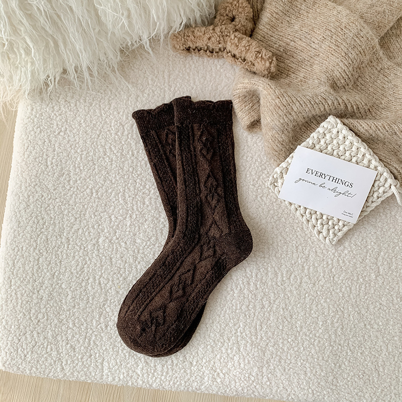 Wool Mid-Thigh Socks