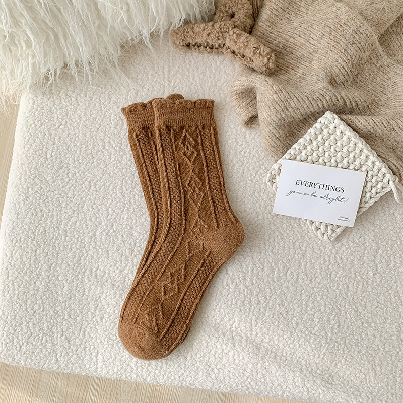 Diamond Pattern Socks