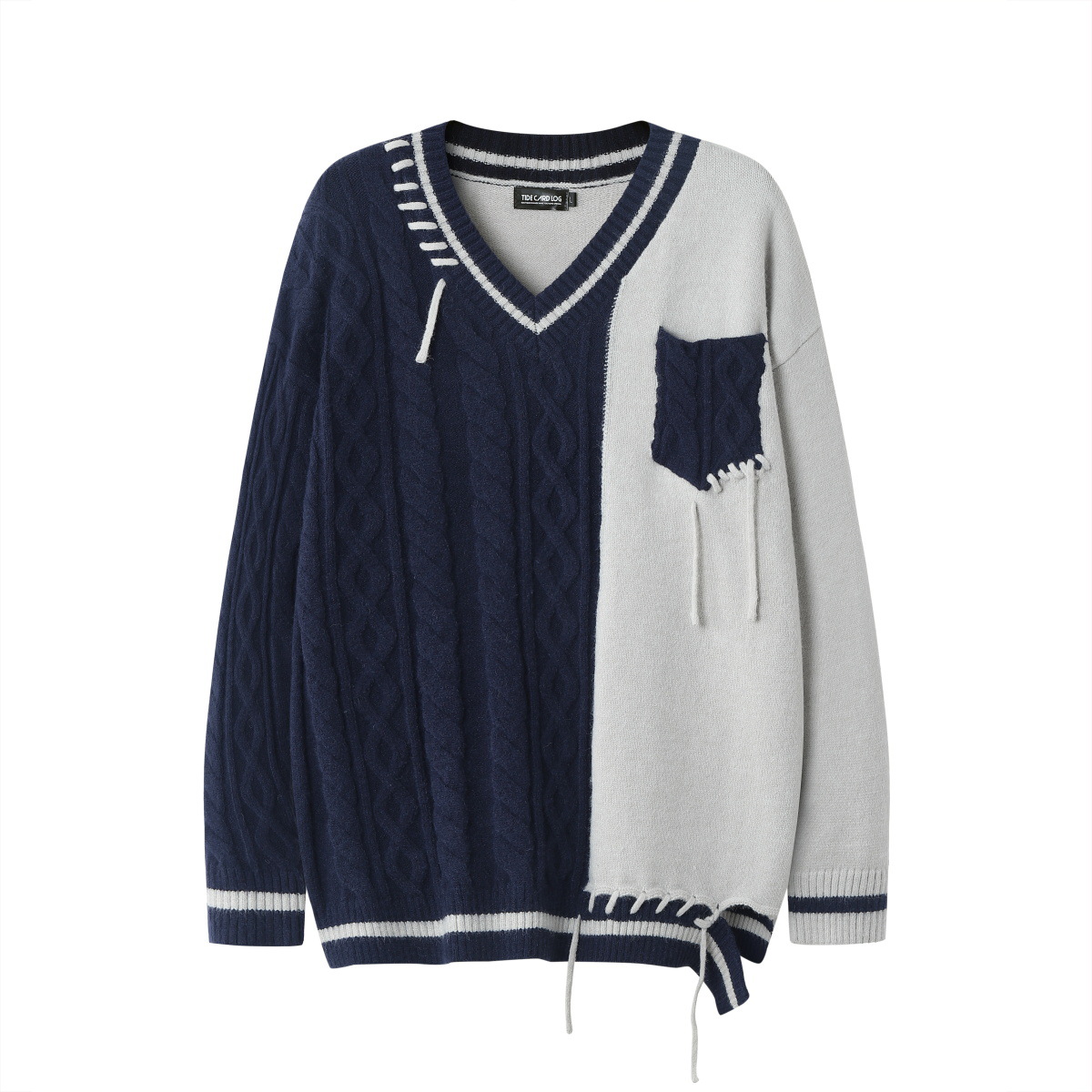 Loose Knitted Sweater Image 3