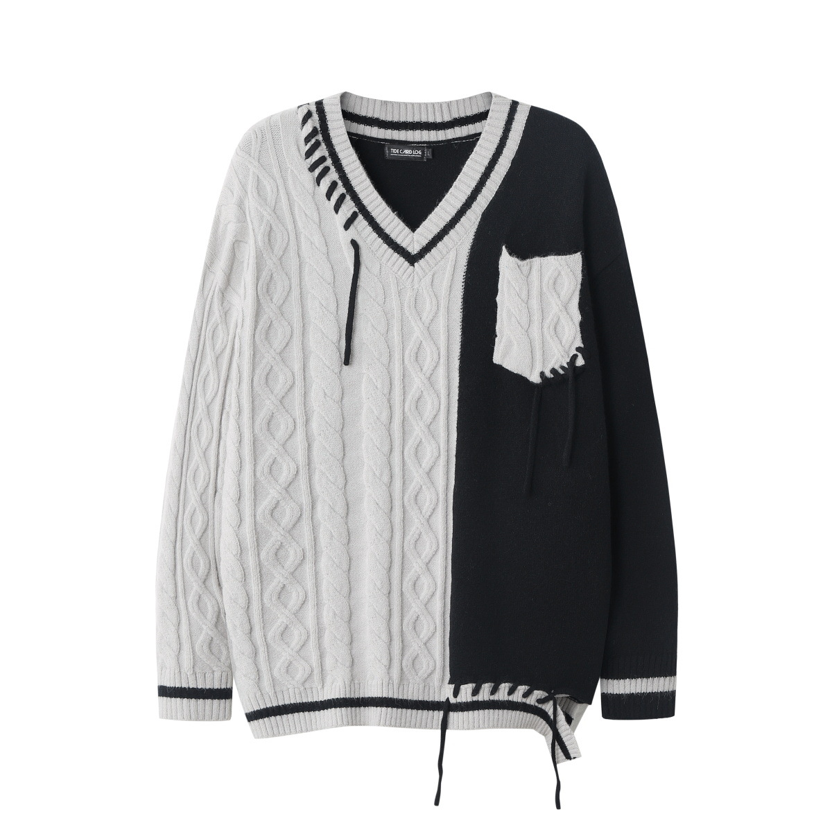 Loose Knitted Sweater Image 2