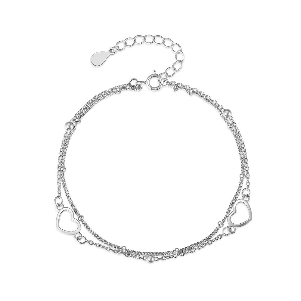 Elegant Heart Design Bracelet