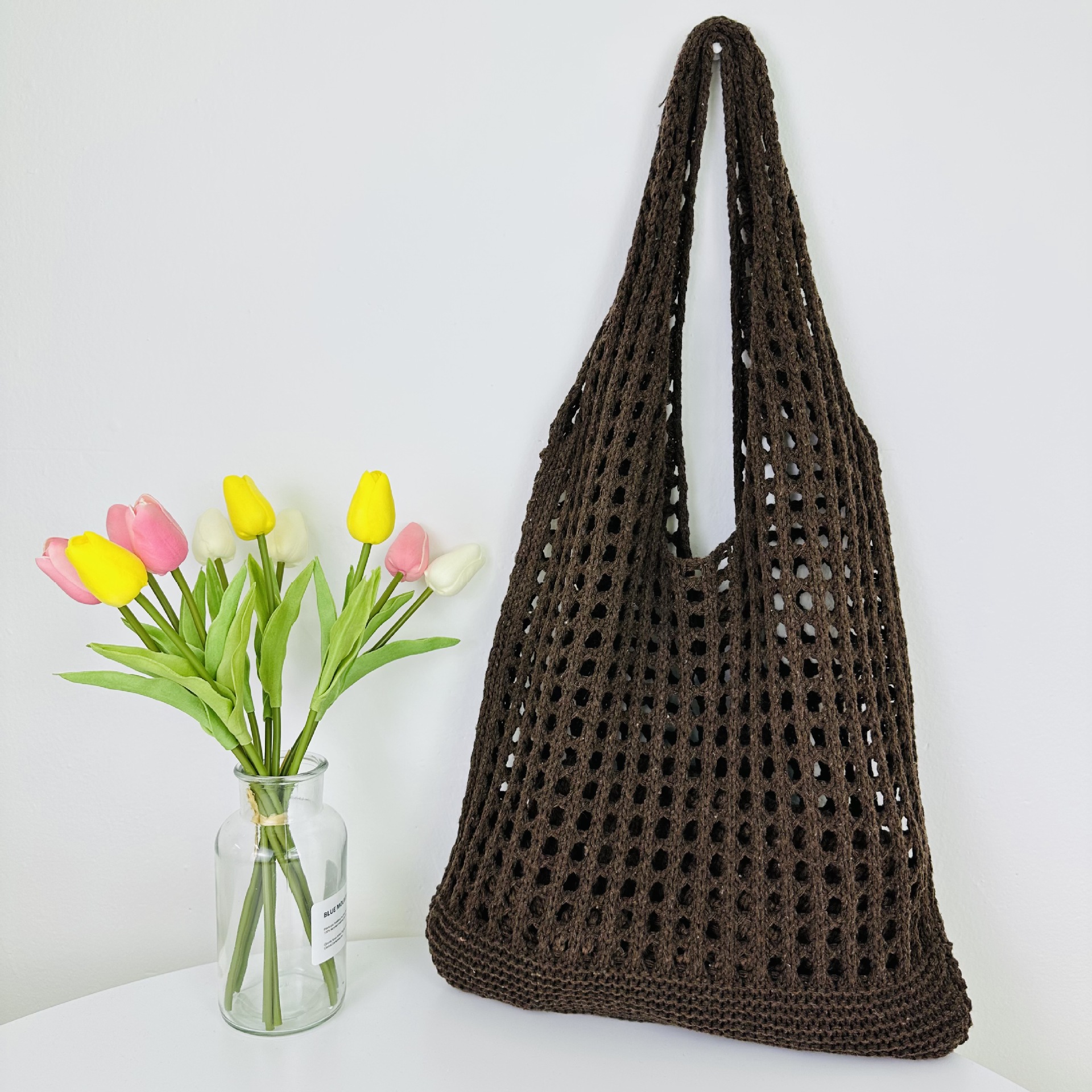 Tote Beach Knitted Hollow Bag 5