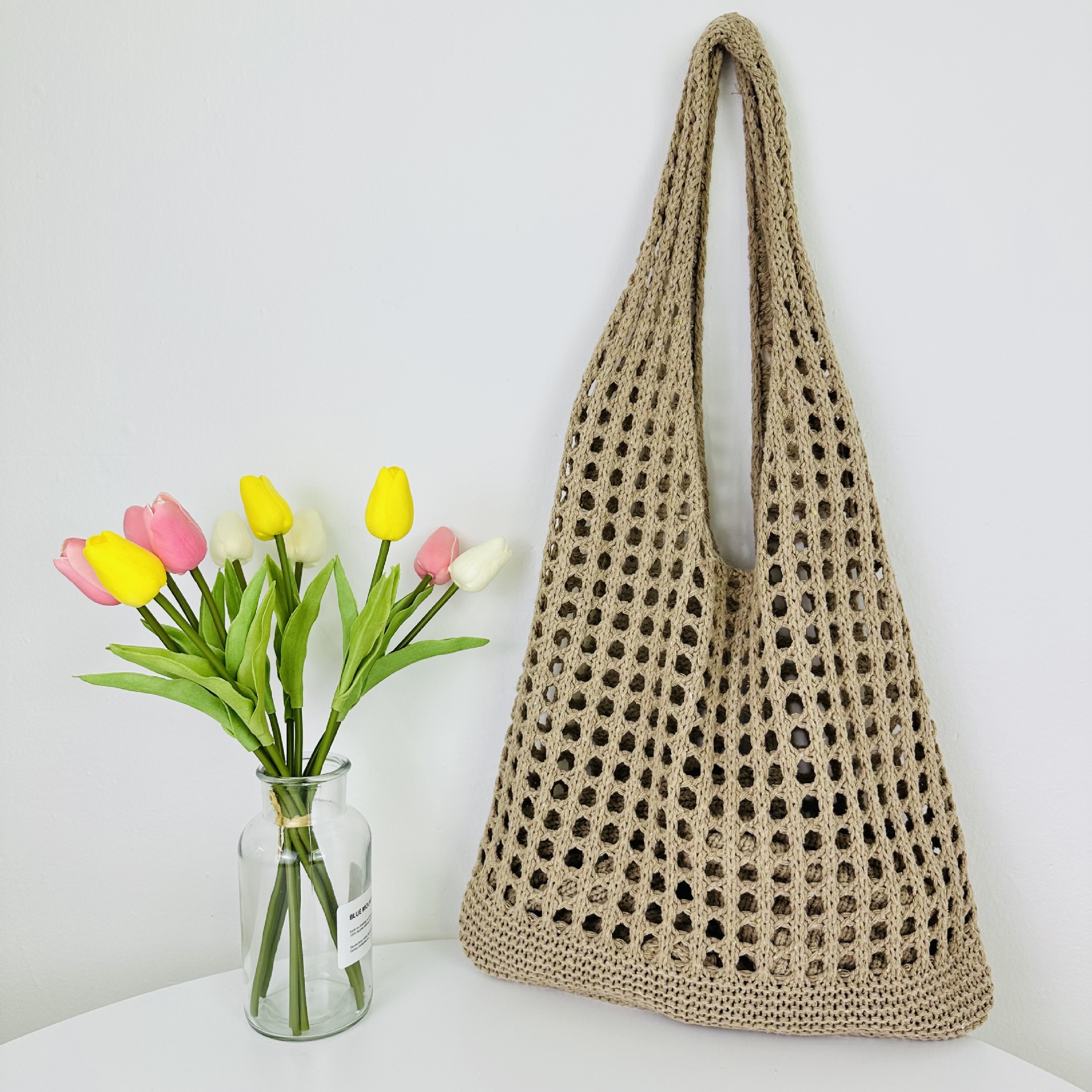 Tote Beach Knitted Hollow Bag 6