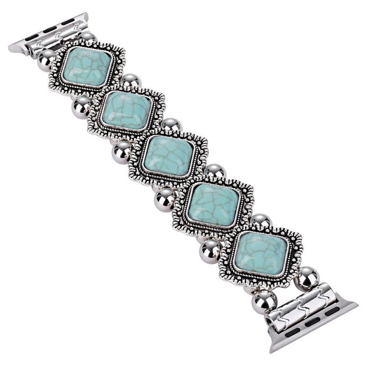 Metal Bracelet Smart Watch Strap Image 1