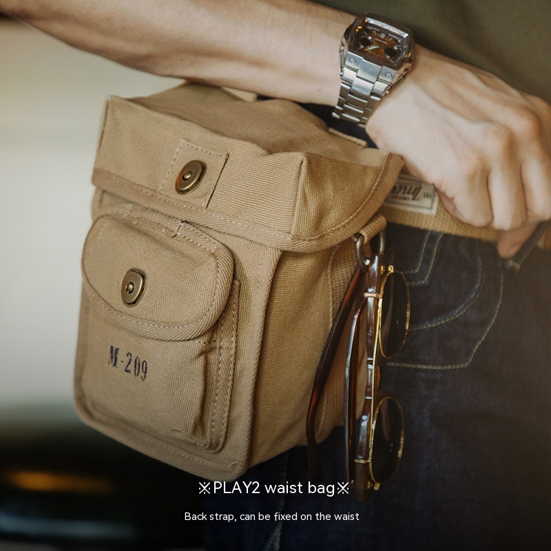 Fashion Retro Square Waist Bag