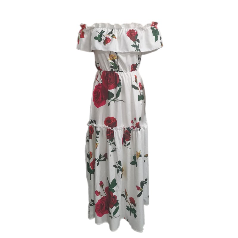 Women's Fashion Off-shoulder Loose Dress Image 5