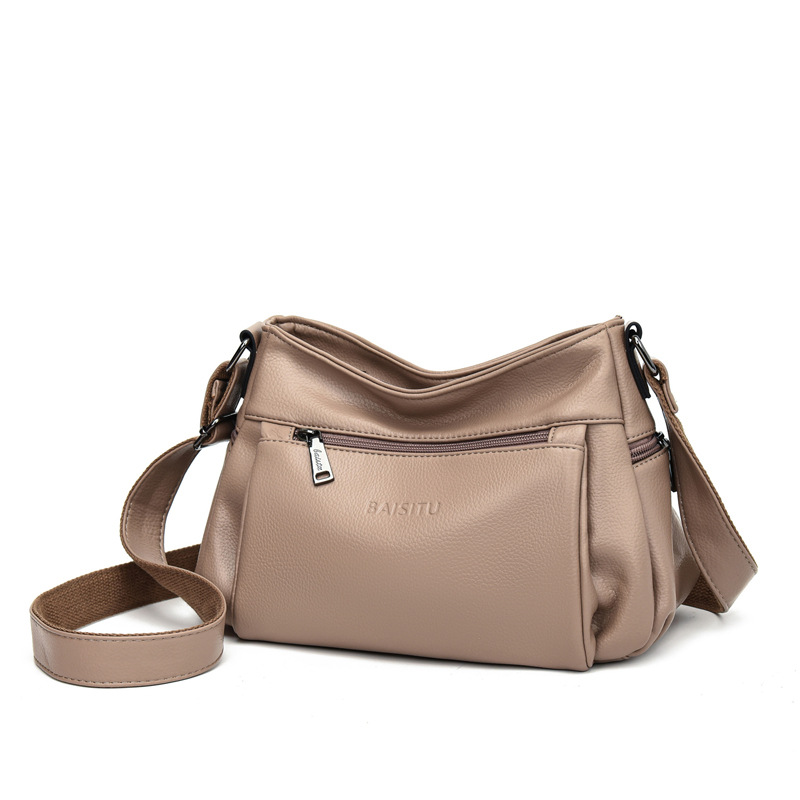 Pleated Simple One-shoulder Bag 3