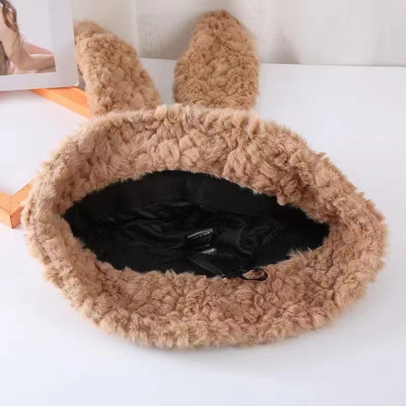 Cute Rabbit Plush Hat 3