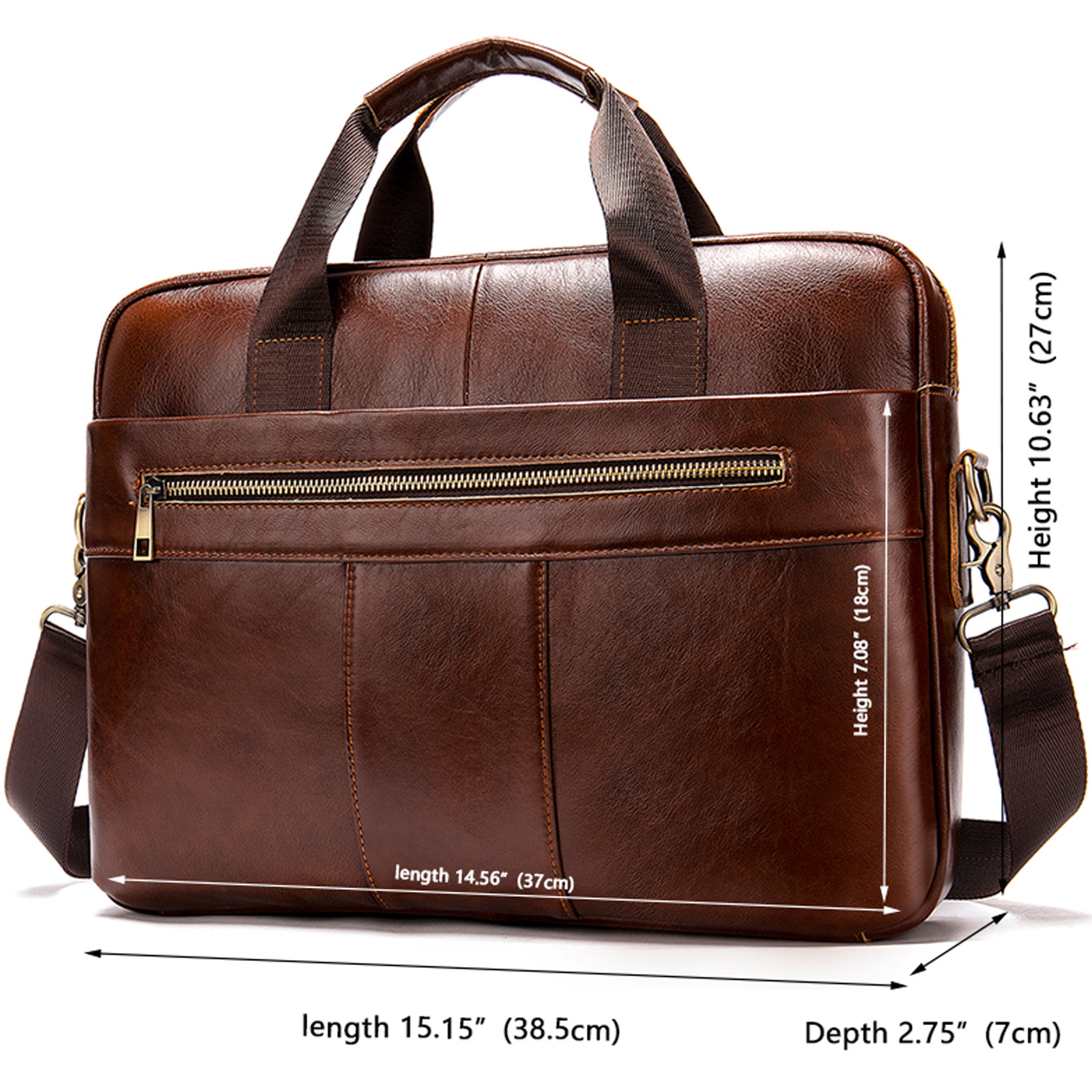 Men's Leather Briefcase 8