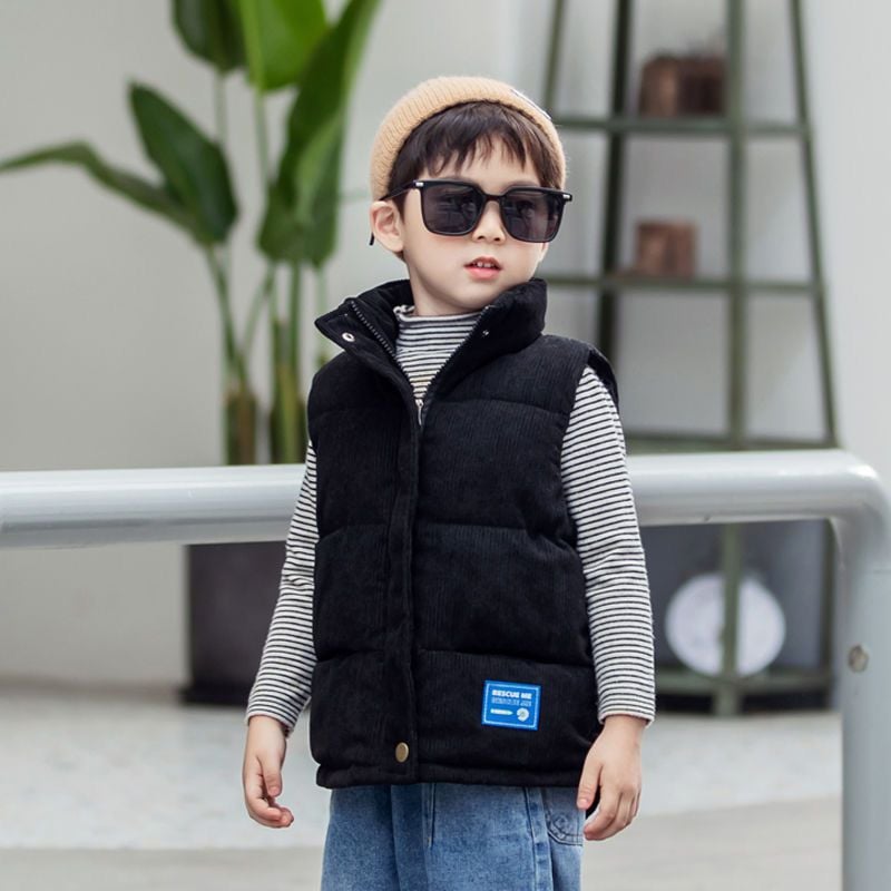Children's Cotton Vest Padded Jacket - Image 2