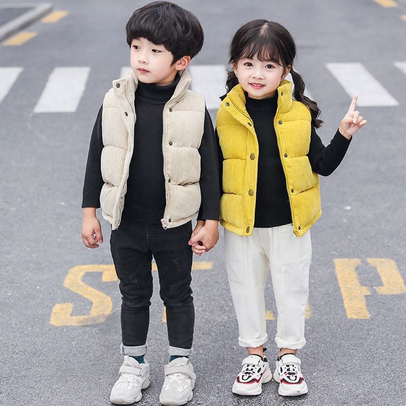 Children's Cotton Vest Padded Jacket - Image 6