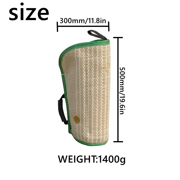 Coarse Linen Bite Sleeve Protector