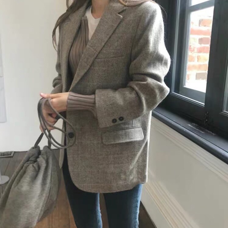 Korean Wool Suit Image 4