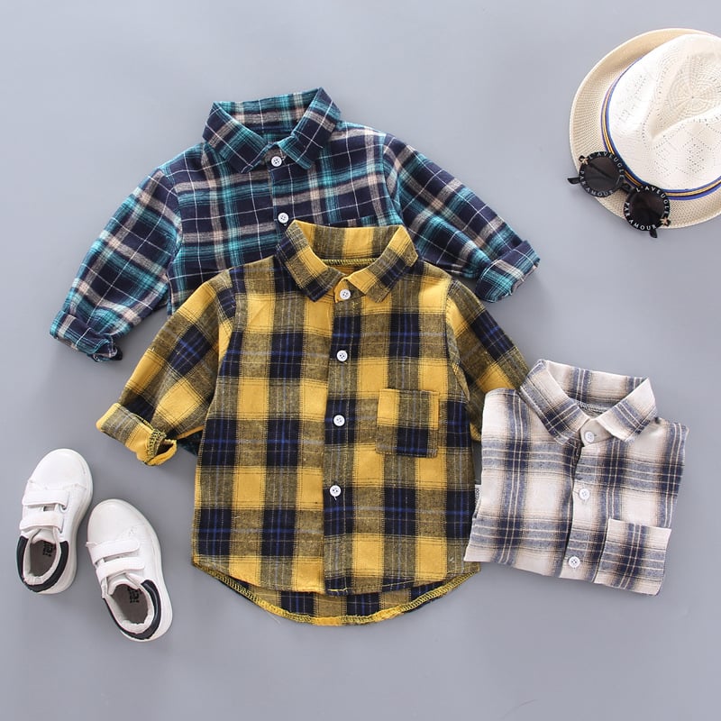 Plaid Shirt White
