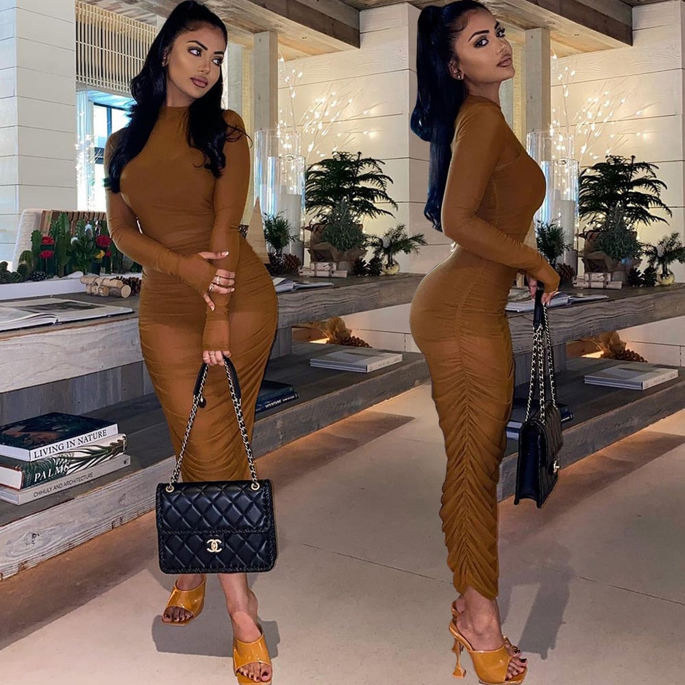 Mesh Beach Dress Image 2